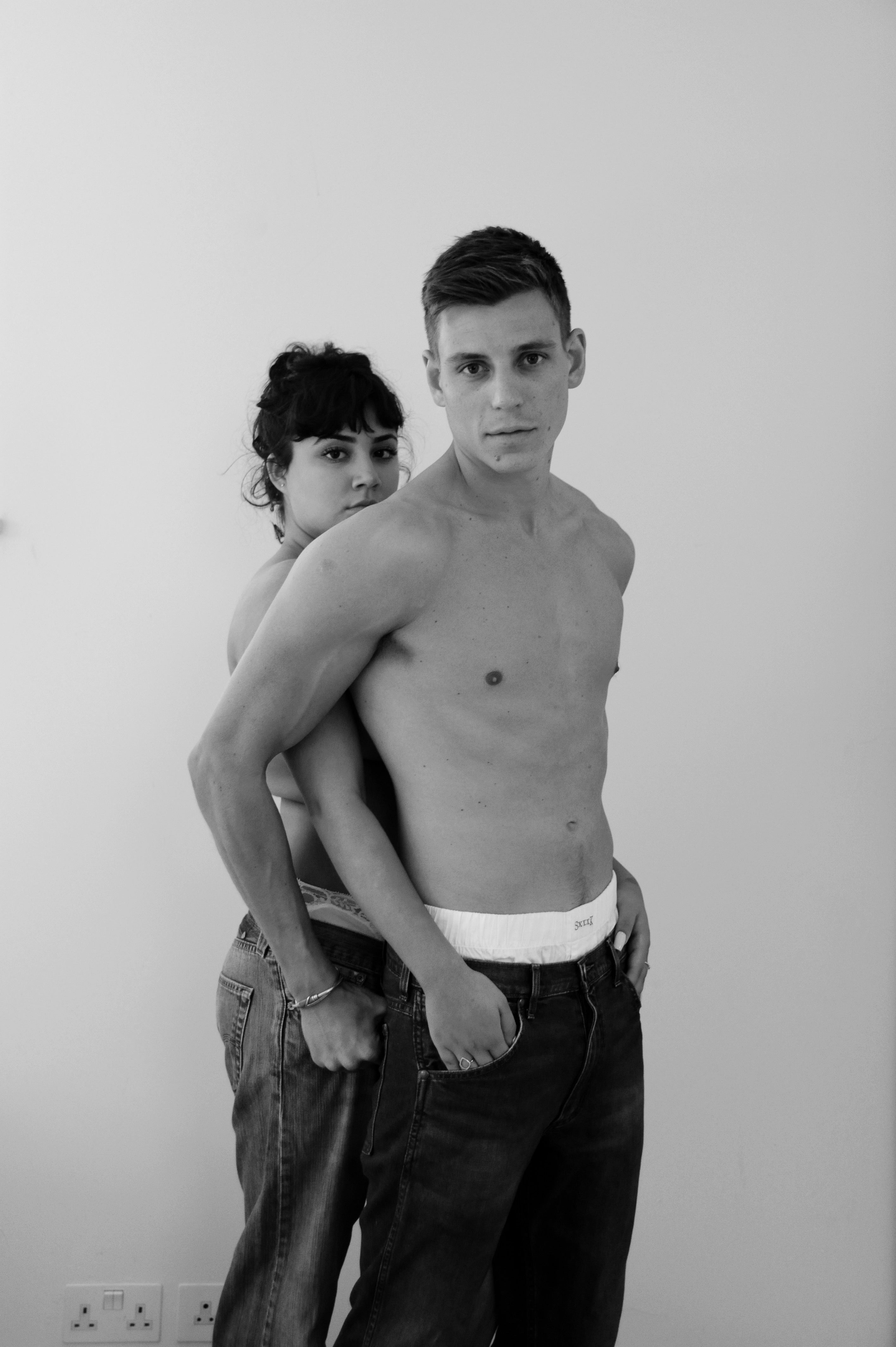 Men's Boxers with Silk Fly White - Pom Lampson