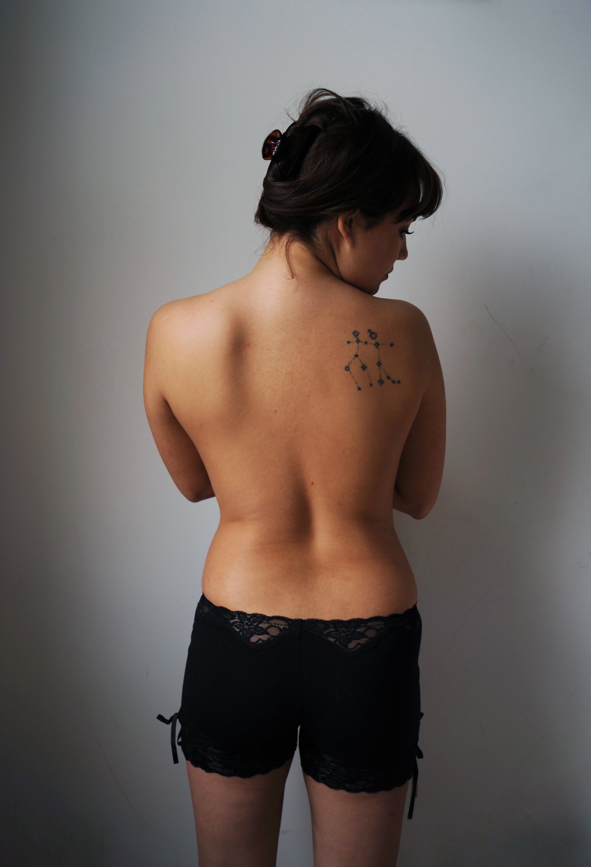 Women's Cotton Boxer Black